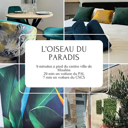 L'oiseau Du Paradis, Entre Gare Et Centre Ville, Rez-de-chaussee, Avec Terrasse Et Parking Prive Apartment *