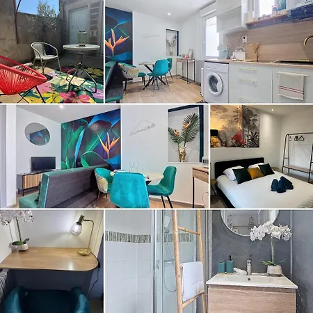 L'oiseau Du Paradis - Terrasse Privee, Parking, Wifi Rapide, Arrivee Autonome, Entre Gare Et Centre-ville, Rez-de-chaussee Apartment Moulins (Allier)