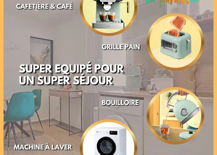 L'oiseau Du Paradis - Terrasse Privee, Parking, Wifi Rapide, Arrivee Autonome, Entre Gare Et Centre-ville, Rez-de-chaussee 穆兰