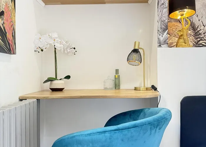 L'oiseau Du Paradis - Terrasse Privee, Parking, Wifi Rapide, Arrivee Autonome, Entre Gare Et Centre-ville, Rez-de-chaussee 公寓 穆兰